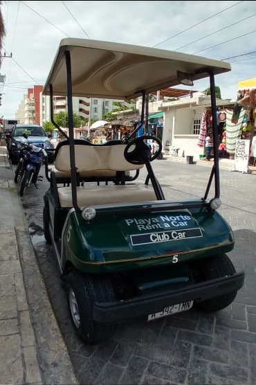 playa norte golf cart rental