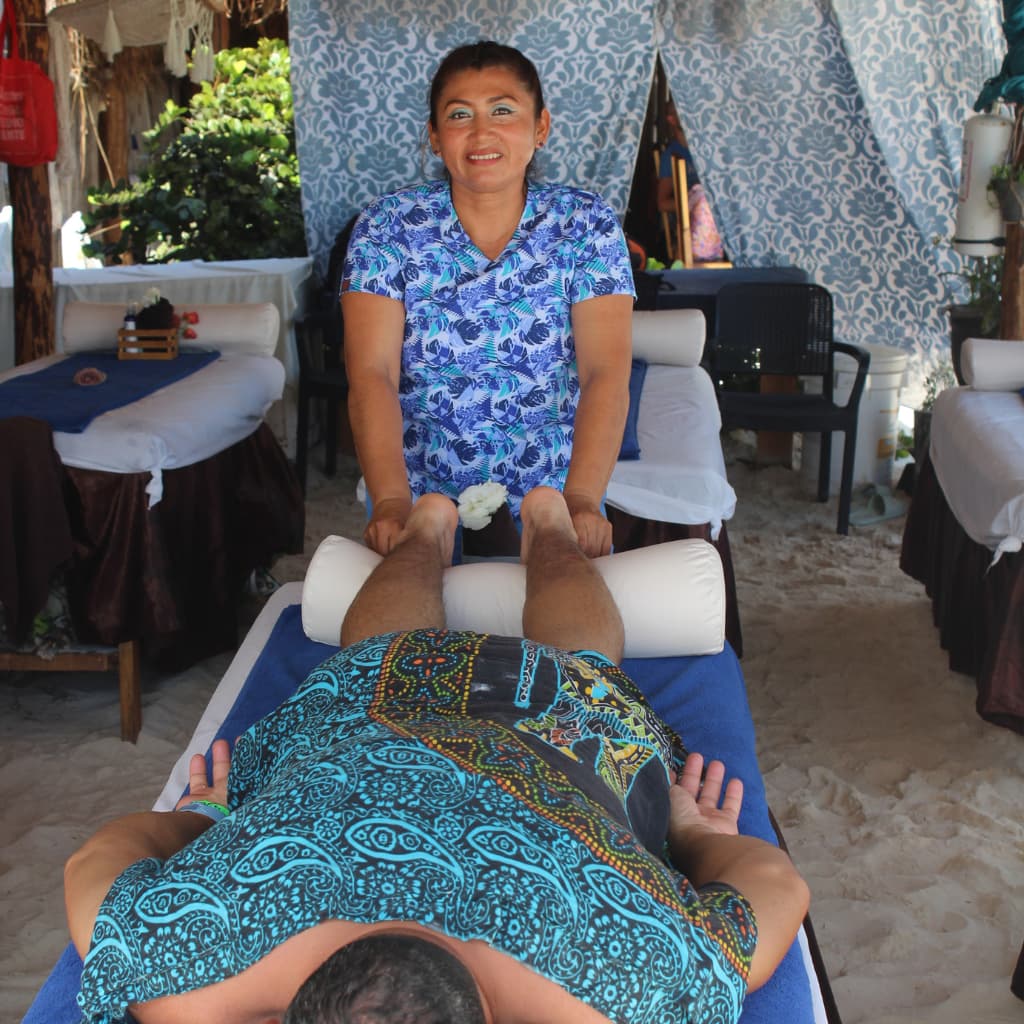 beachfront spa